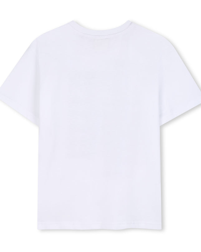 Kids Atelier Givenchy White Check Jersey Tee