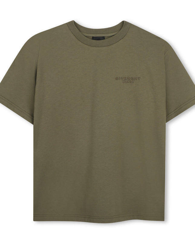 Kids Atelier Givenchy Olive Givenchy Jersey Tee