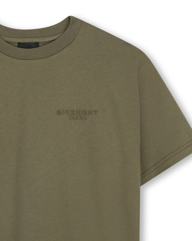 Kids Atelier Givenchy Olive Givenchy Jersey Tee
