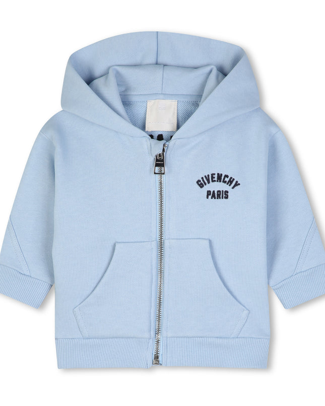 Kids Atelier Givenchy Light Blue Givenchy Fleece Set
