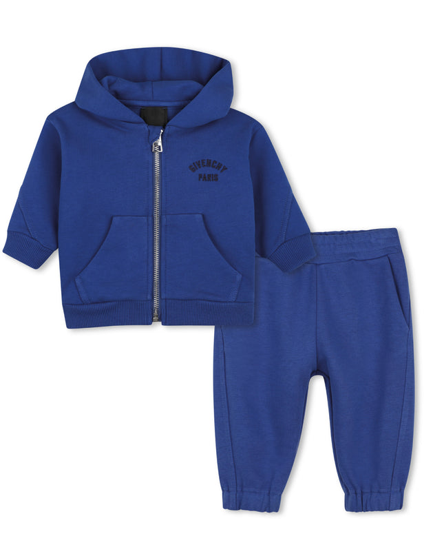 Kids Atelier Givenchy Blue Logo Fleece Track Suit