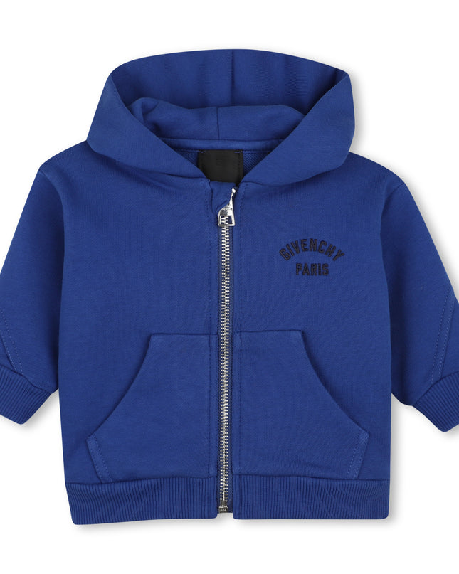 Kids Atelier Givenchy Blue Logo Fleece Track Suit