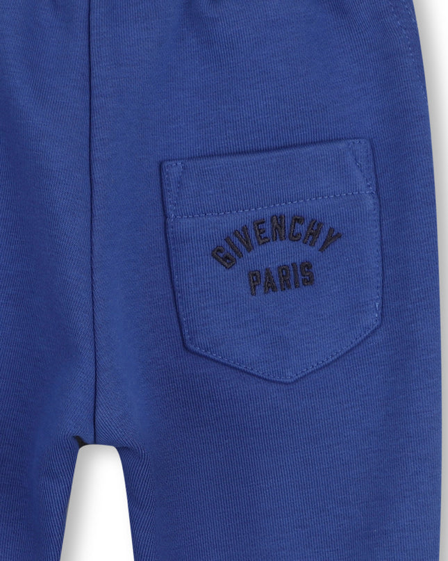Kids Atelier Givenchy Blue Logo Fleece Track Suit
