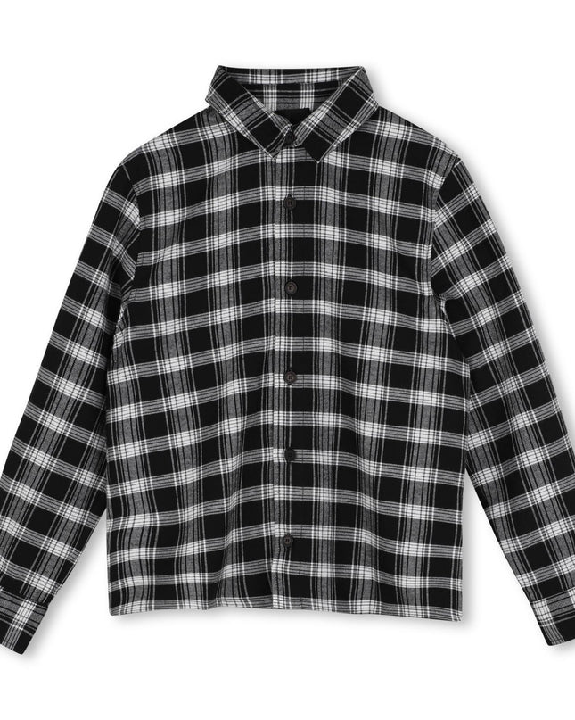 Kids Atelier Givenchy Black & White Check Shirt