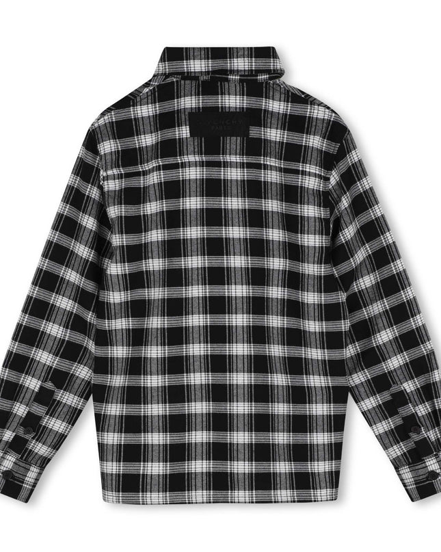 Kids Atelier Givenchy Black & White Check Shirt