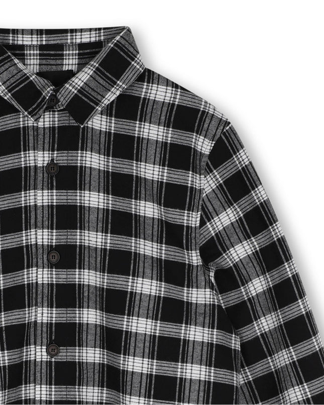 Kids Atelier Givenchy Black & White Check Shirt