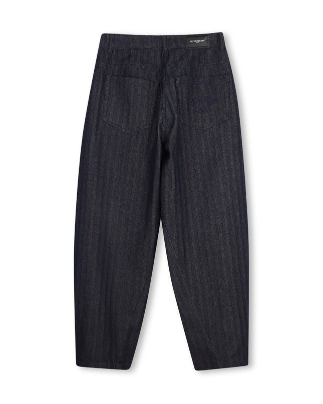 Kids Atelier Givenchy Dark Blue Denim Pants