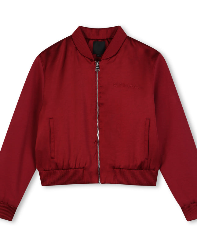 Kids Atelier Givenchy Red Satin Jacket