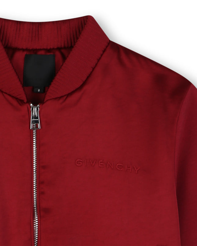 Kids Atelier Givenchy Red Satin Jacket