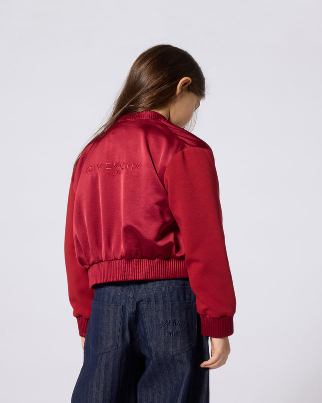 Kids Atelier Givenchy Red Satin Jacket