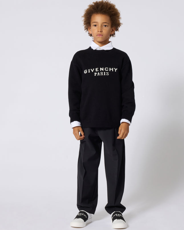 Kids Atelier Givenchy Black Knitted Sweater