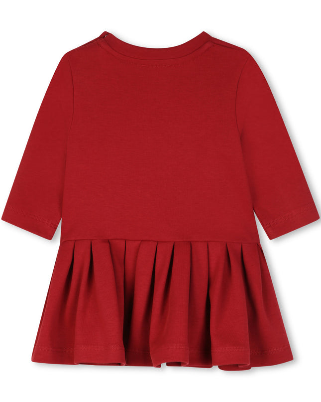 Kids Atelier Givenchy Red Pleated Givenchy Dress
