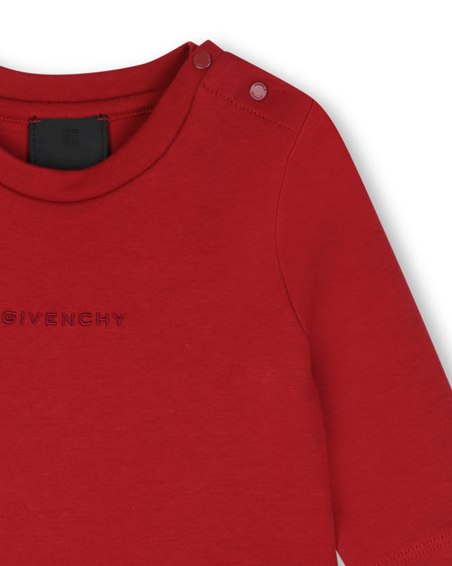 Kids Atelier Givenchy Red Pleated Givenchy Dress