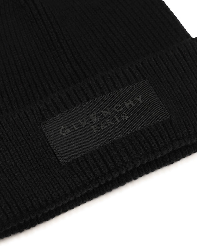 Kids Atelier Givenchy Black Knitted Hat