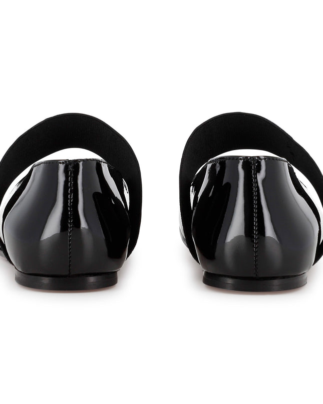 Kids Atelier Givenchy Black Patent Leather Ballerinas
