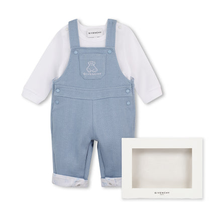 Kids Atelier Givenchy Blue Teddy Bear Overall Set