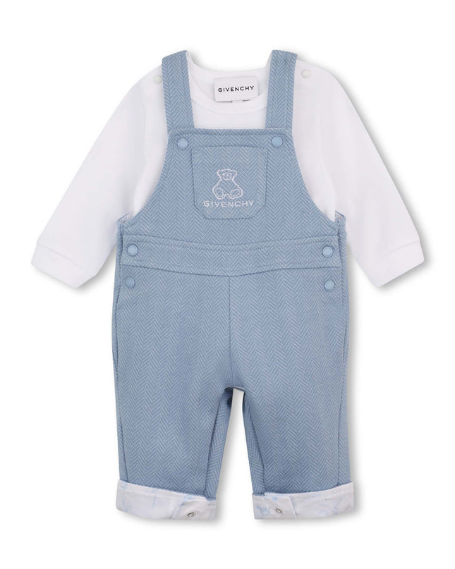 Kids Atelier Givenchy Blue Teddy Bear Overall Set