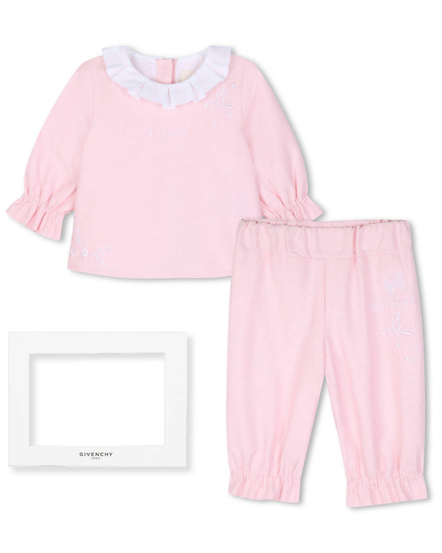 Kids Atelier Givenchy Pink Cotton Gift Set