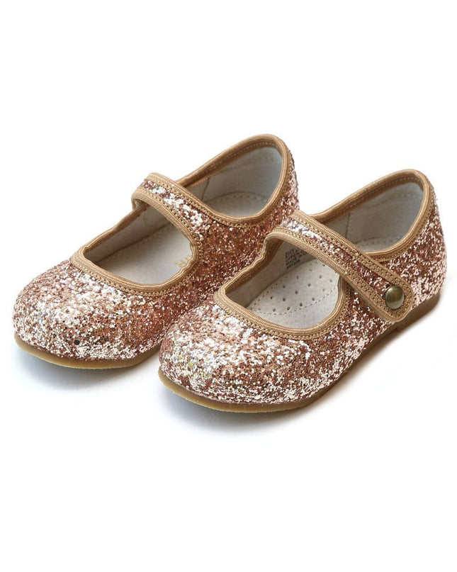 L'AMOUR-F-586BNZ-RENATA CHUNKY GLITTER MARY JANE-BRONZE