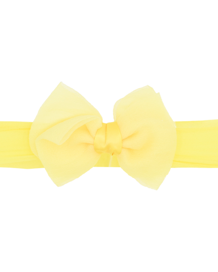 Mimi Tutu-MTHB4210161-Yellow-Elastic Baby Headband