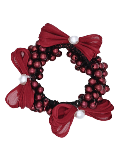 mimi tutu-MTPCS25009-Round Ribbon Scrunchie