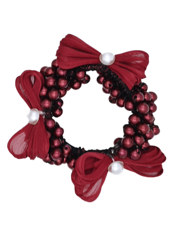 mimi tutu-MTPCS25009-Round Ribbon Scrunchie