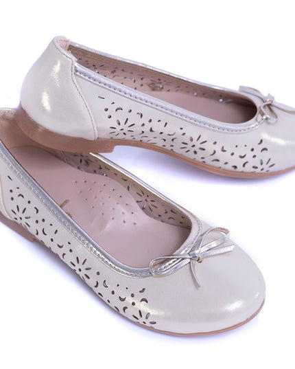 PERLA-V11F-GOLD-PERFORATED FLATS