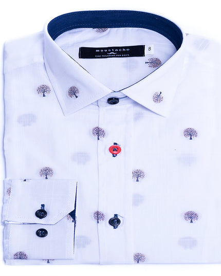 Moustache-2020-2 Maple Cotton Shirt-Shirts
