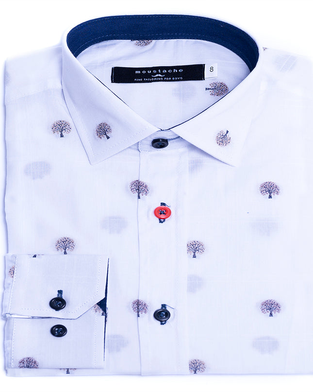 Moustache-2020-2 Maple Cotton Shirt-Shirts