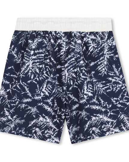 Kids Atelier Hugo Navy All-Over Print Boys´ Swim Shorts