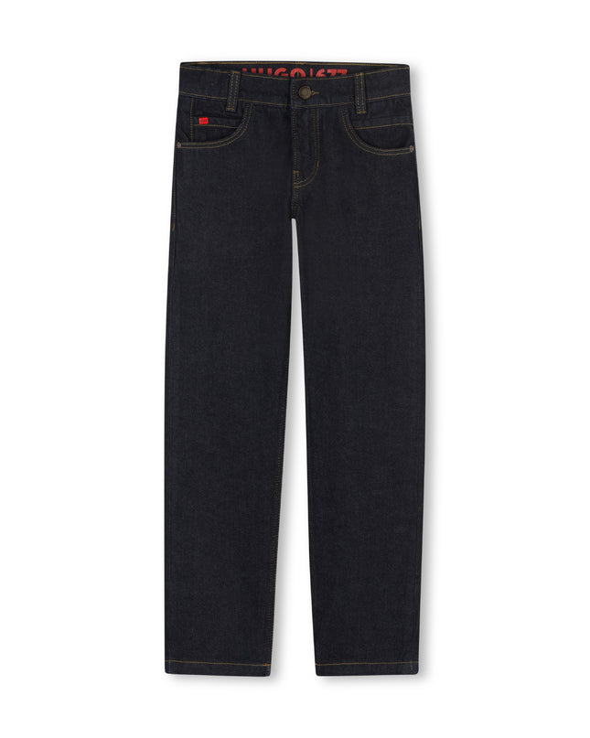 Kids Atelier Hugo Regular Jeans Rinse Wash-Denim Trousers