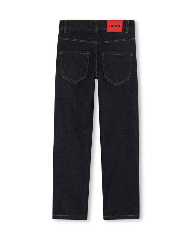 Kids Atelier Hugo Regular Jeans Rinse Wash-Denim Trousers