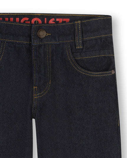 Kids Atelier Hugo Regular Jeans Rinse Wash-Denim Trousers