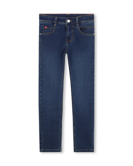 Kids Atelier Hugo Dark Blue Brush-Denim Jeans