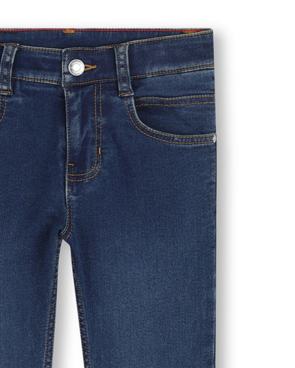Kids Atelier Hugo Dark Blue Brush-Denim Jeans