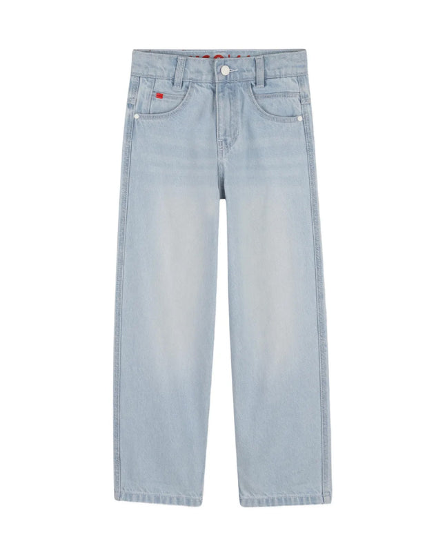 kids atelier hugo Blue Five-Pocket Trousers