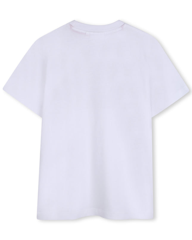 Kids Atelier Hugo Boys White Mini Me White Logo T-Shirt