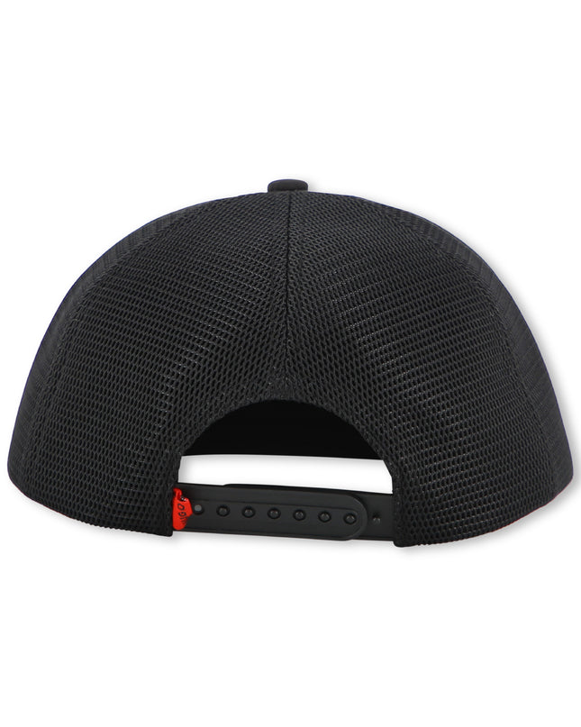 Kids Atelier Hugo Black Mesh Cap with Adjustable Strap