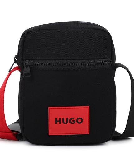 Kids Atelier Hugo Black Cross Bag Hugo Logo