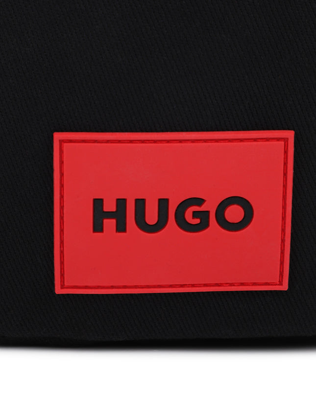 Kids Atelier Hugo Black Cross Bag Hugo Logo