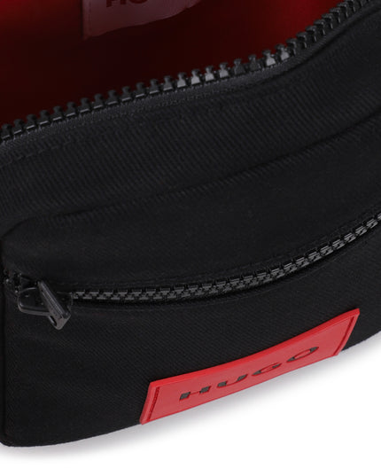 Kids Atelier Hugo Black Cross Bag Hugo Logo