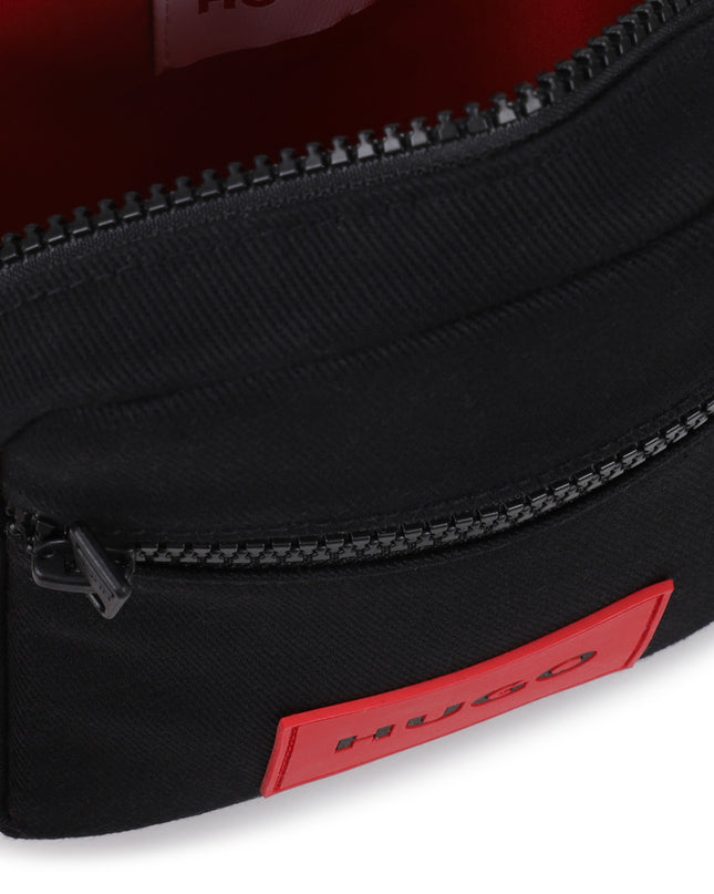 Kids Atelier Hugo Black Cross Bag Hugo Logo