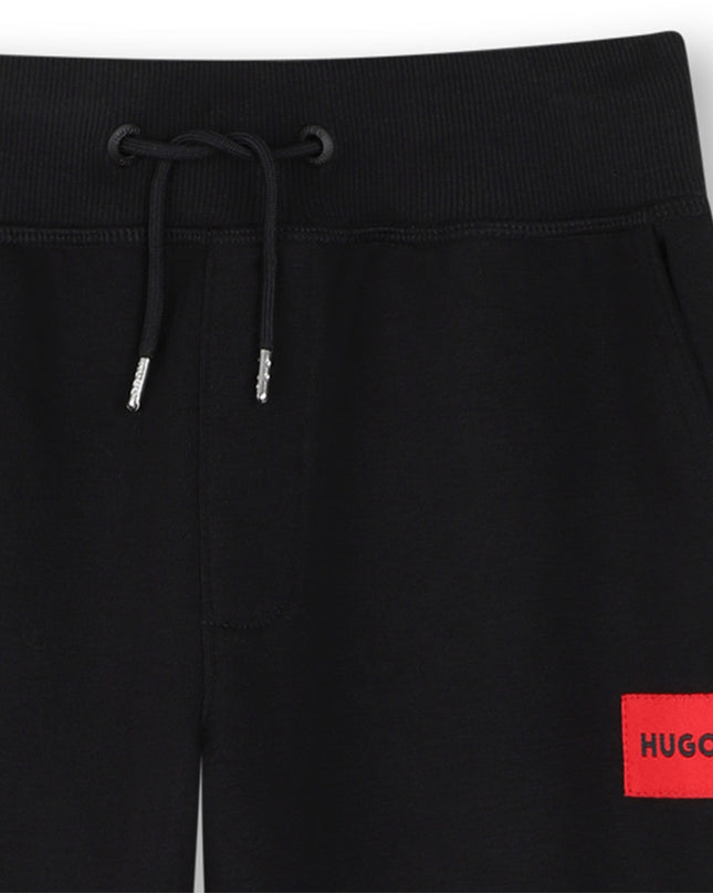 kids atelier hugo Black Jogging Pants