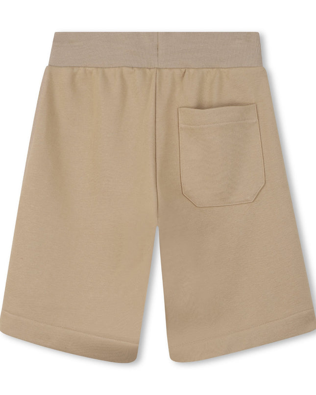 Kids Atelier Hugo Boys Beige Logo Shorts