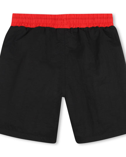 Kids Atelier Hugo Boys Black Logo Swimshorts  