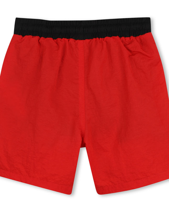 Kids Atelier Hugo Boys Red Logo Swimshorts