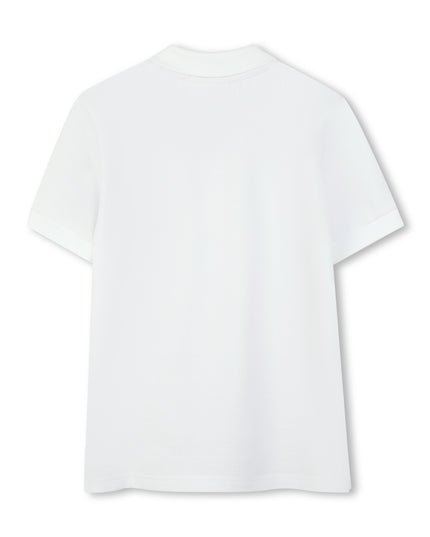 Kids Atelier Hugo Boys Mini Me White Logo Polo Shirt