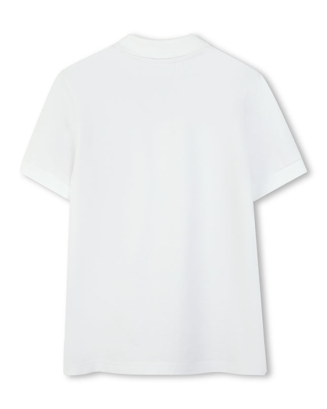 Kids Atelier Hugo Boys Mini Me White Logo Polo Shirt