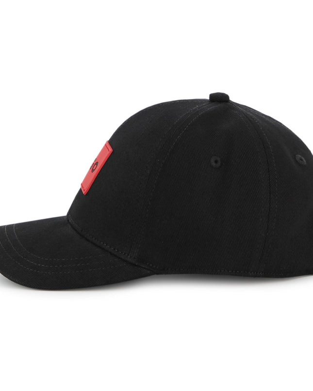 kids atelier hugo Black Logo Cap