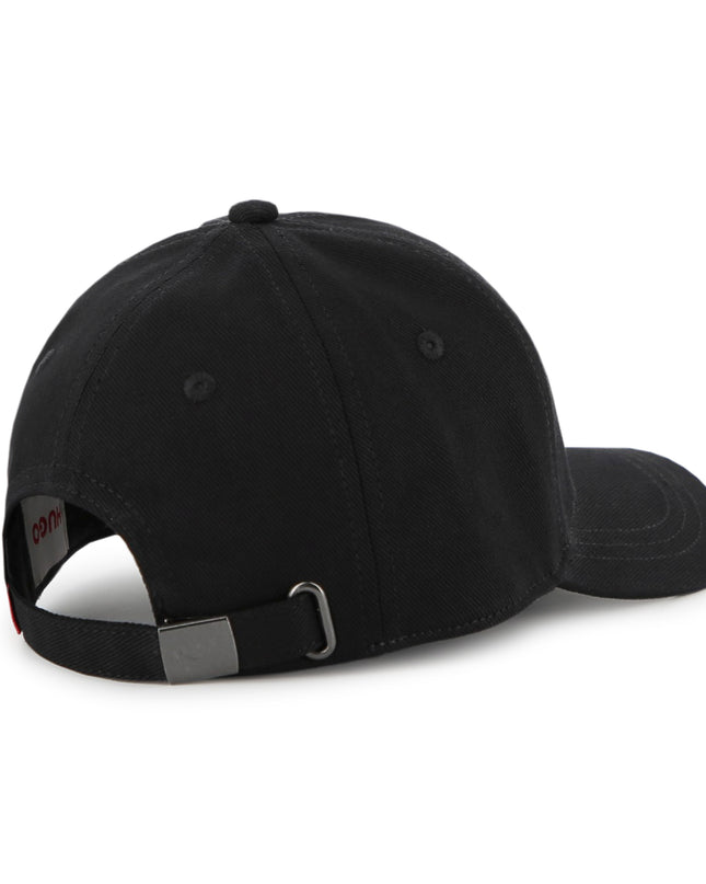 kids atelier hugo Black Logo Cap